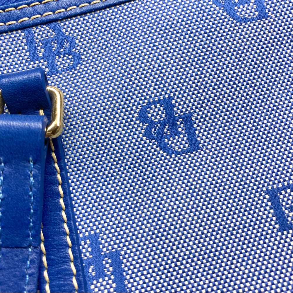 Dooney and Bourke Blue Monogram Shoulder Bag - Picture 5 of 5